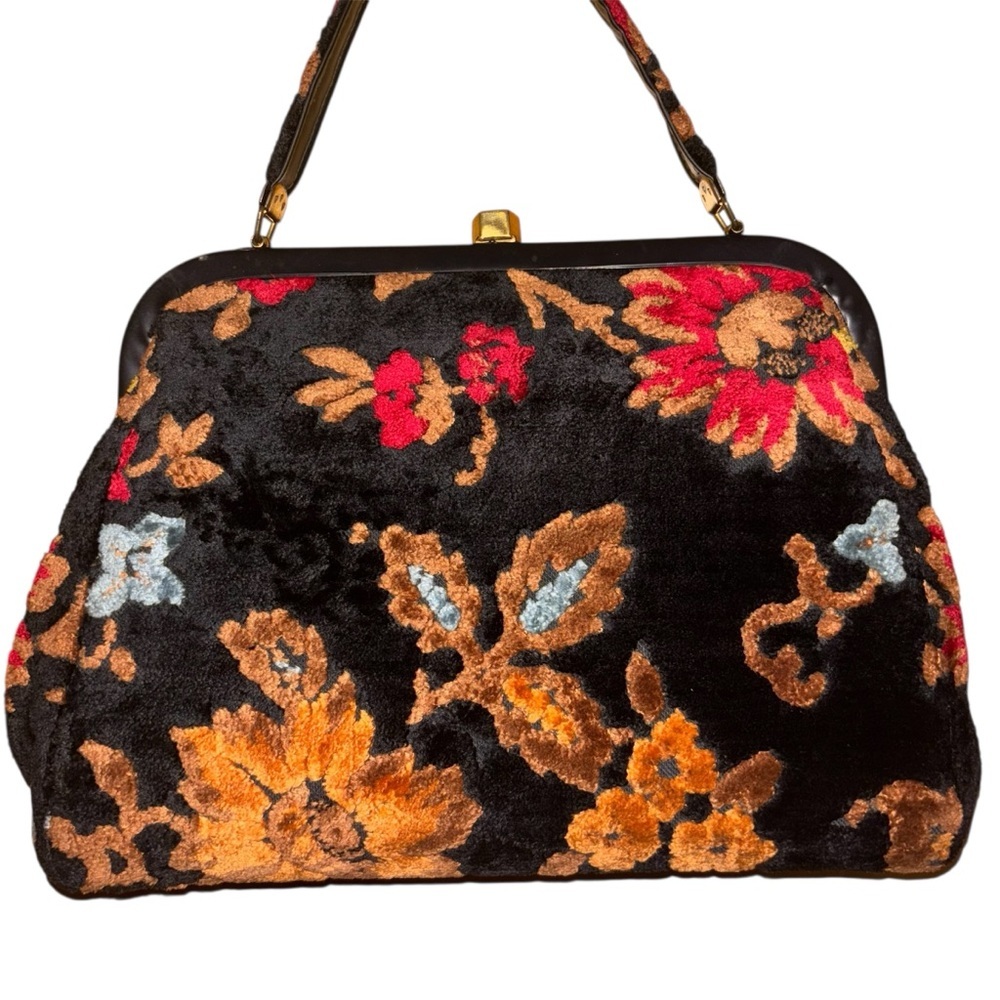 Vintage Spilene Floral Carpet Handbag 🤩 Wow!!